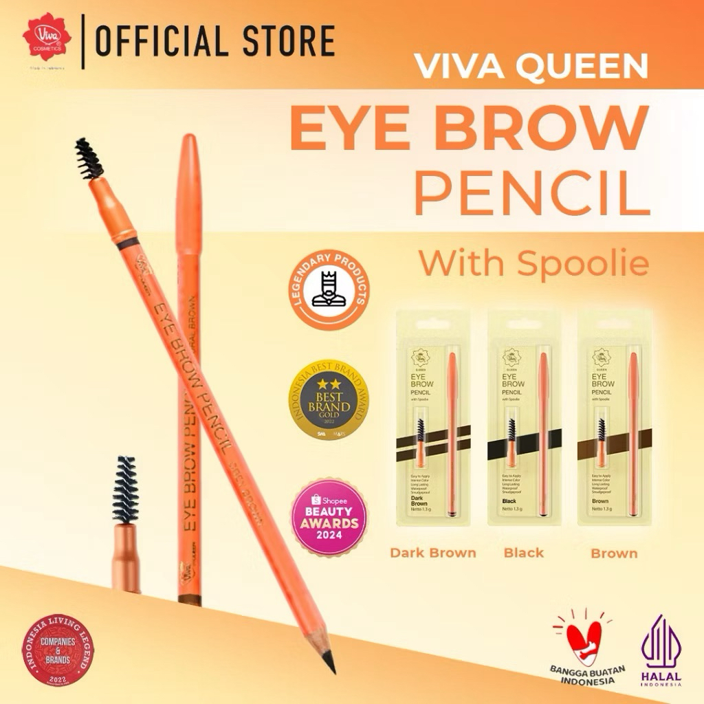 Pensil Alis Viva - Alis Viva Original Asli - Eyebrow - Pensil Alis - Pencil Alis Viva