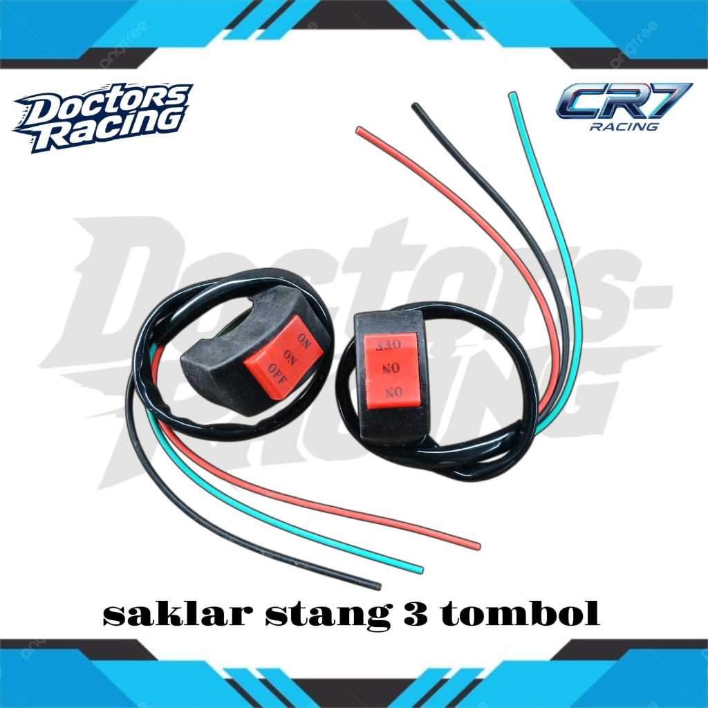 SAKLAR ON OFF SAKLAR 3 FUNGSI ON ON OFF Mode Lampu Motor UNIVERSAL