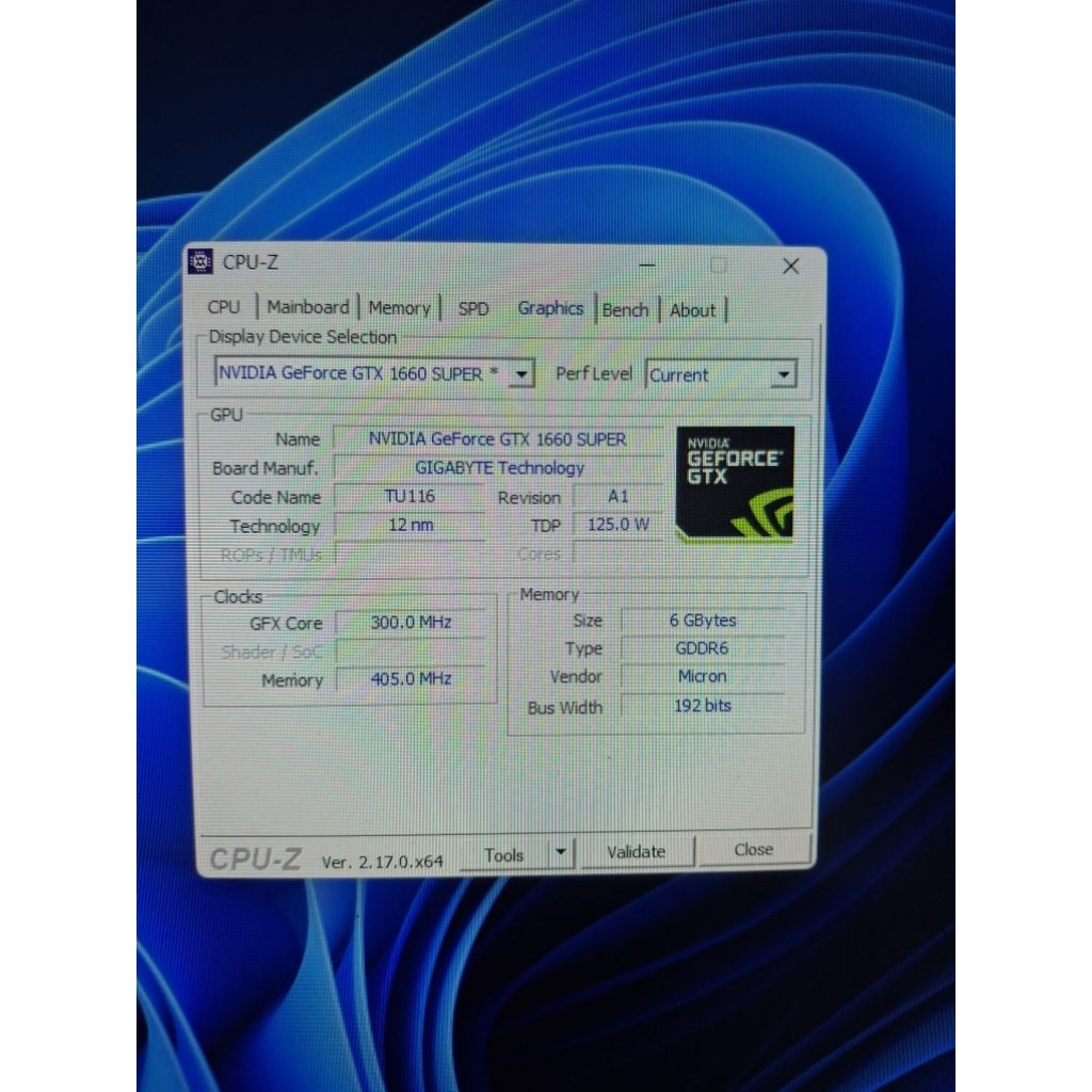 VGA Gigabyte GTX 1660 Super 6GB