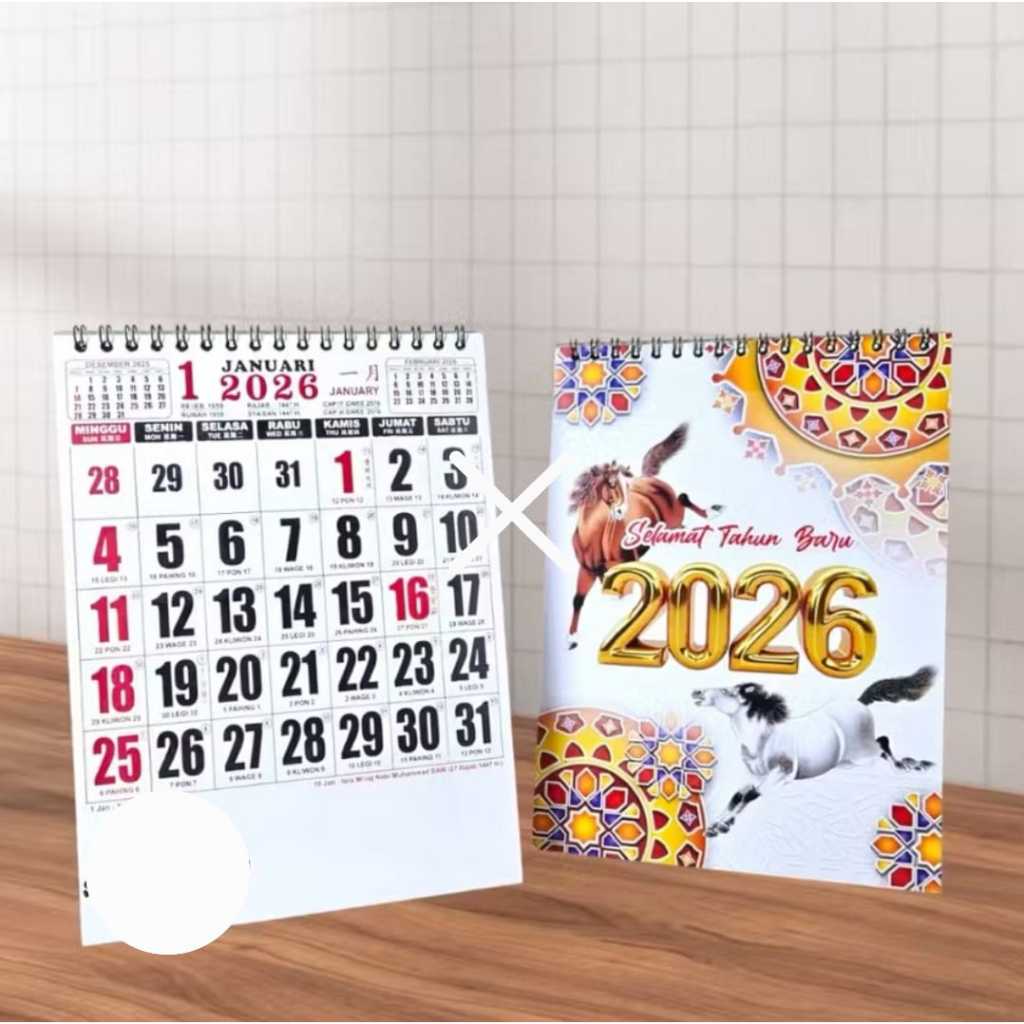 KALENDER MEJA NASIONAL TAHUN 2026 LENGKAP