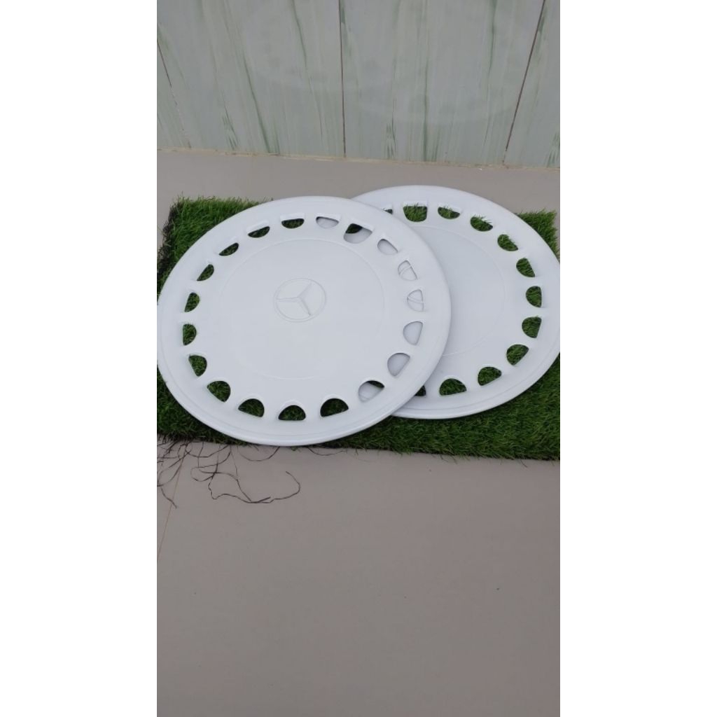 (1 set 4 pcs) wildop velg kaleng mobil ring 13 warna putih