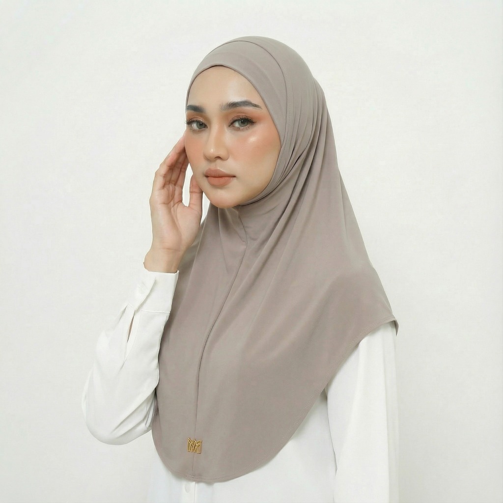 Mayang Collection - Hijab Jilbab Bergo Daily Instan Malay Kerudung Wanita Muslim Non Pad Jersey Spor