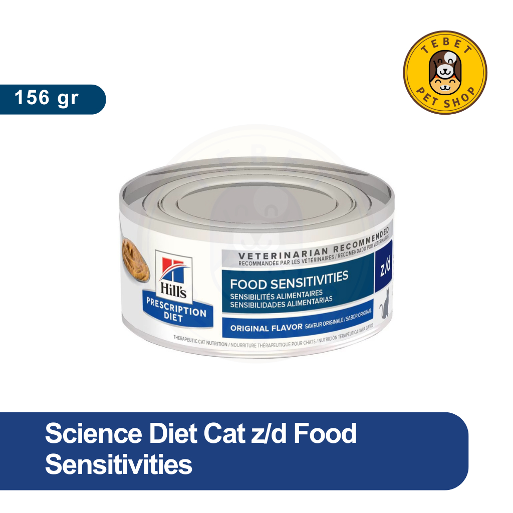 Science Diet Vet ZD Cat Wet Food Makanan Kaleng 156GR Khusus Alergi Makanan