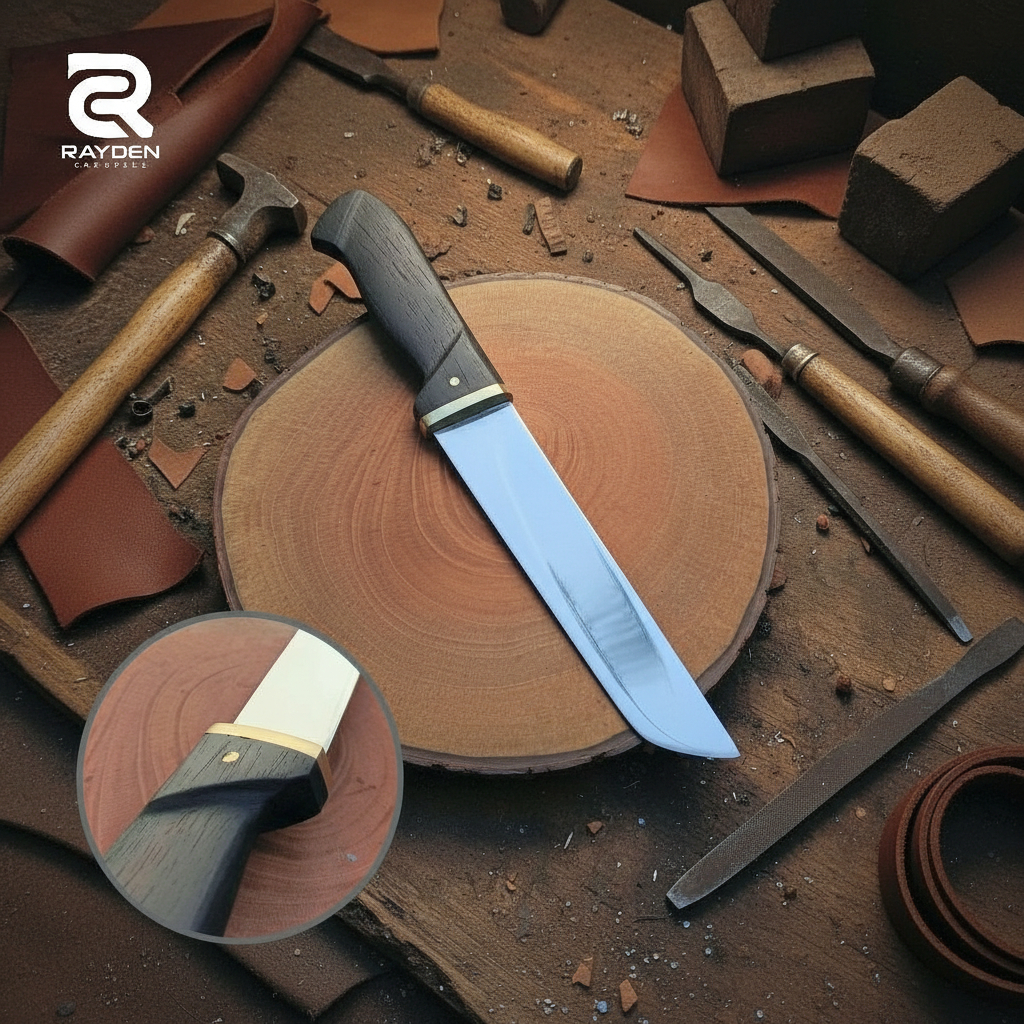 Pisau dapur HSS DM05 Julia sembelih 20cm