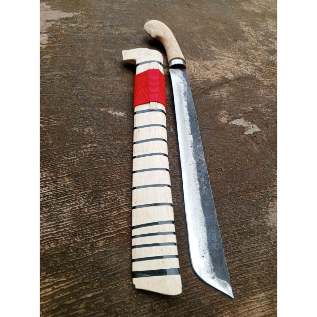 golok kebun 40cm golok tebang bambu kayu berkualitas