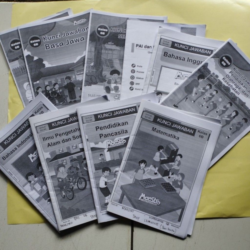 KUNCI LKS KELAS 6 MAESTRO