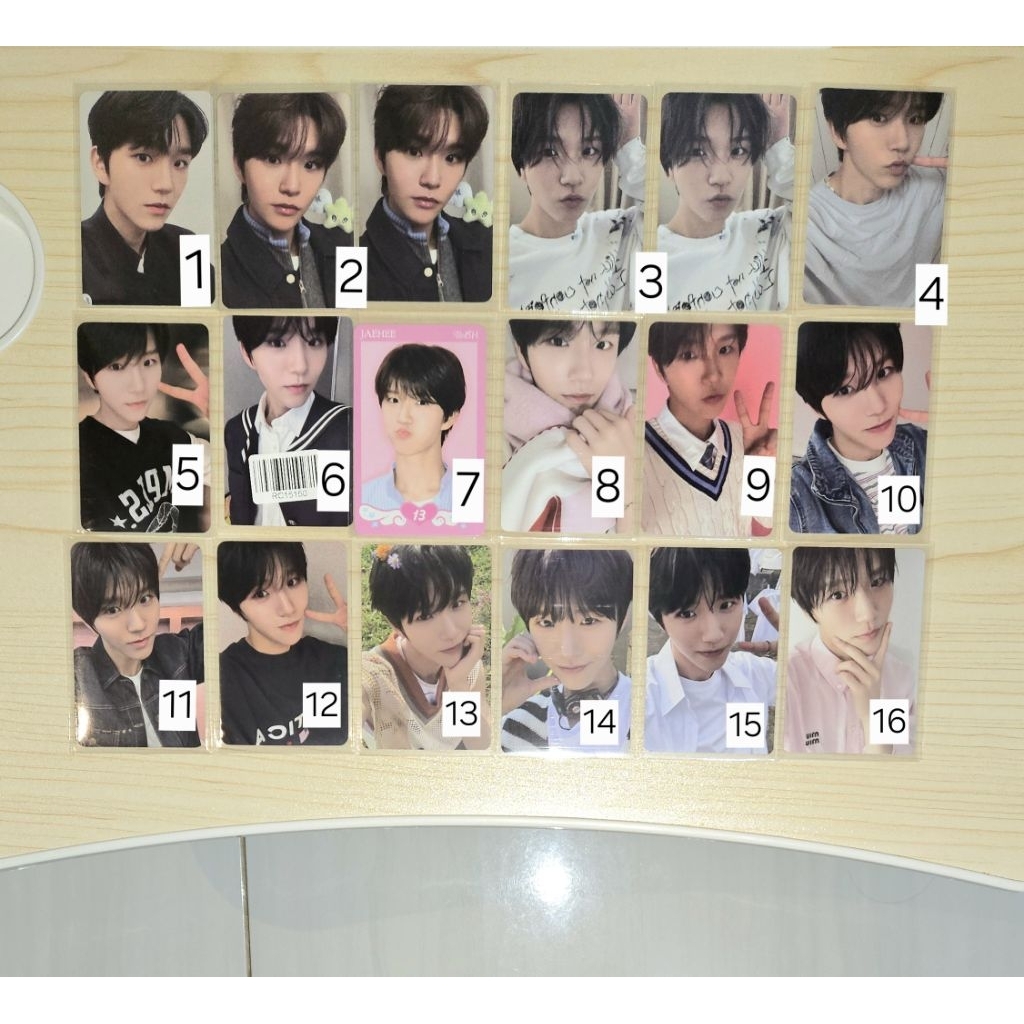 official pc photocard nct wish jaehee