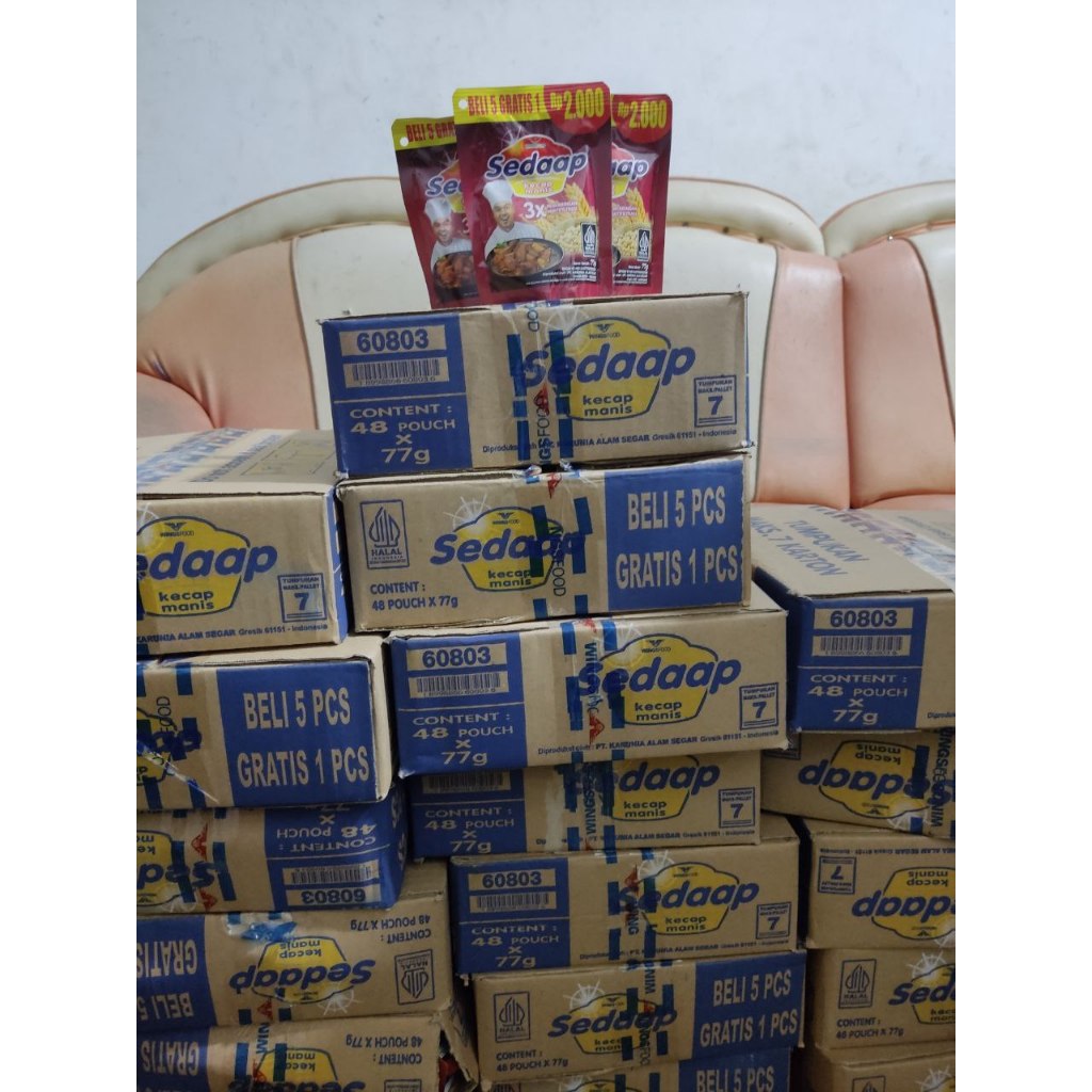 Kecap Sedap Kecap Manis Kemasan 2000an 1 Dus isi 48pcs