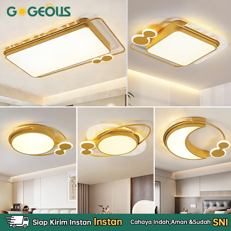 Lampu Plafon LED Lampu Plafon minimalis Ceiling Lampu Lampu Plafon 3 Warna LED Modern Minimalis Lamp