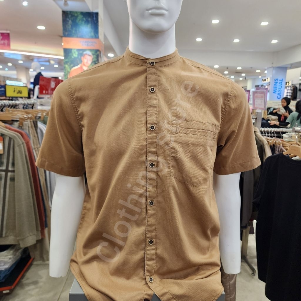 LOIS ORIGINAL koko pria lengan panjang coklat KLS592BR