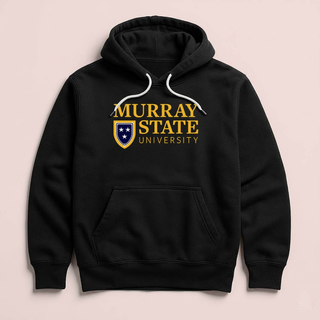 Hoodie Murray State University Kentucky Unisex Sweater Fleece Black Hitam Cloth