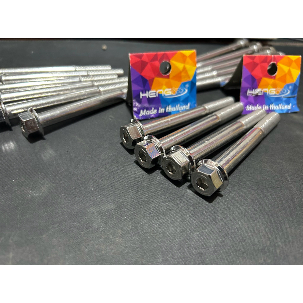 (1 baut ) baut stenles 2 kunci drat 14 panjang 10 cm original heng thailand