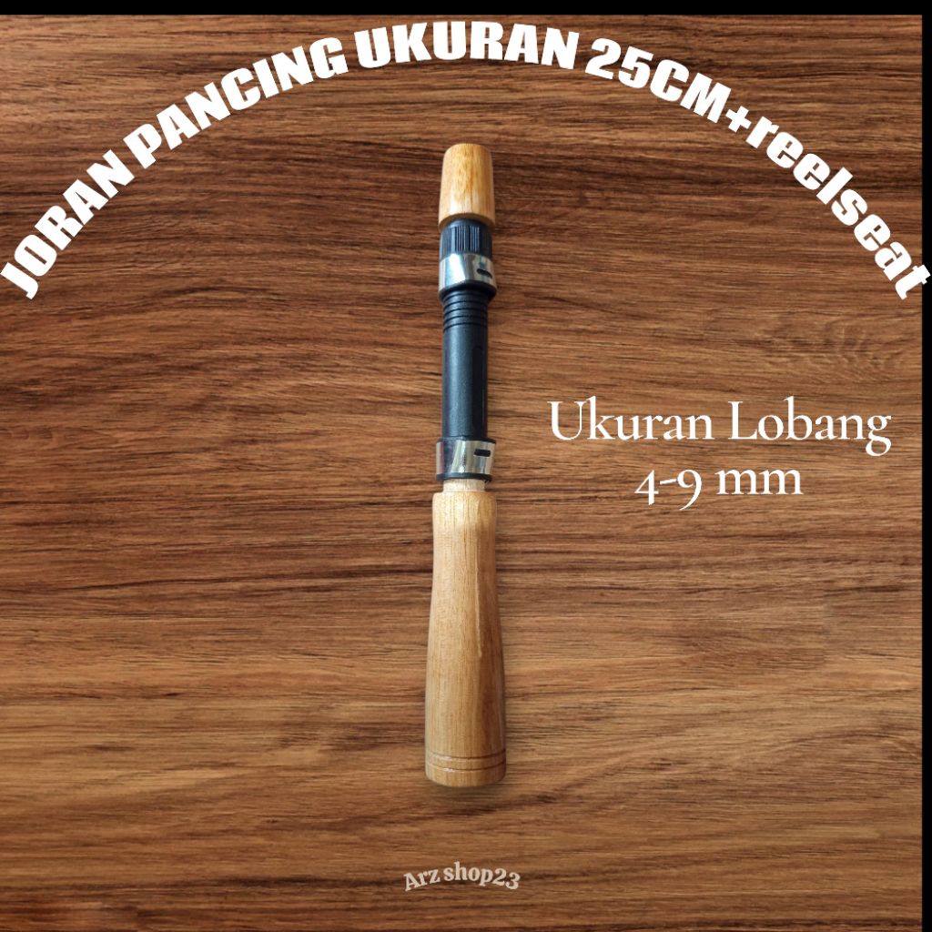 Gagang Joran Kayu Mini Model Japan Style - Desain Elegan, Ringan, dan Praktis