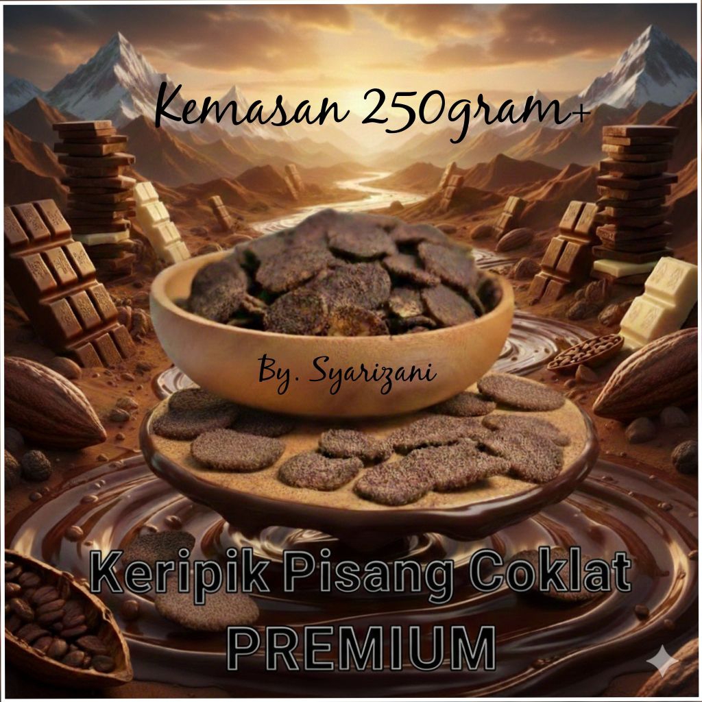 Keripik Pisang Coklat 250g+ khas Banyuwangi - Tekstur Renyah Cocok untuk Oleh-oleh
