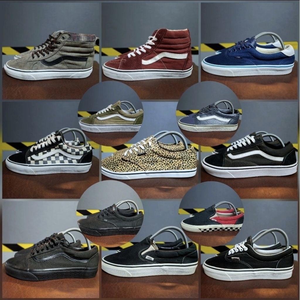 [OBRAL] Sepatu Original Pre-Loved Vans Series (Authentic / Old Skool / Slip On / Catur/ Sk8 )