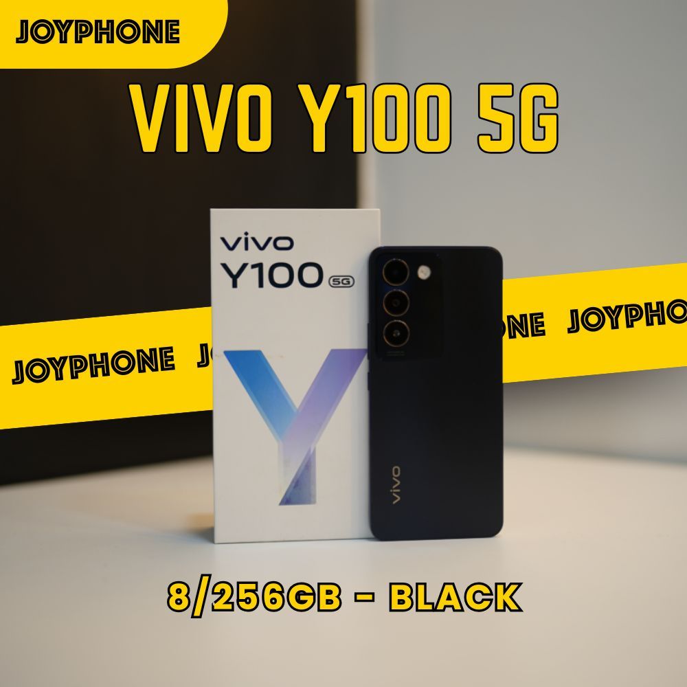 (SECOND) VIVO Y100 5G 8/256GB - Black JOYPHONE BERGARANSI 1 BULAN