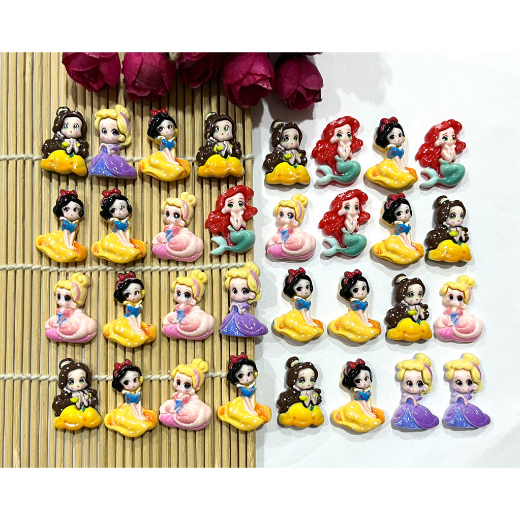 clay/resin princes isi 100 pcs