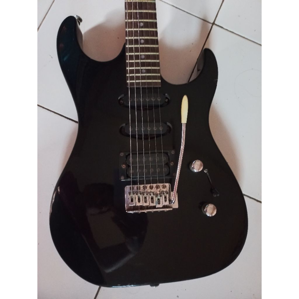 gitar merk caraya model RG series HSS asli original MIC