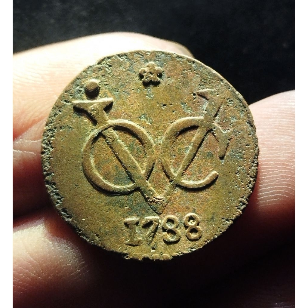 koin VOC 1788 masih detail original langka