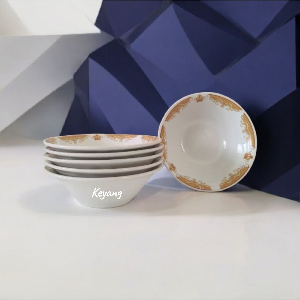 MANGKUK KERAMIK 1 LUSIN 12 PCS MURAH 7 INCH / MANGKOK KERAMIK