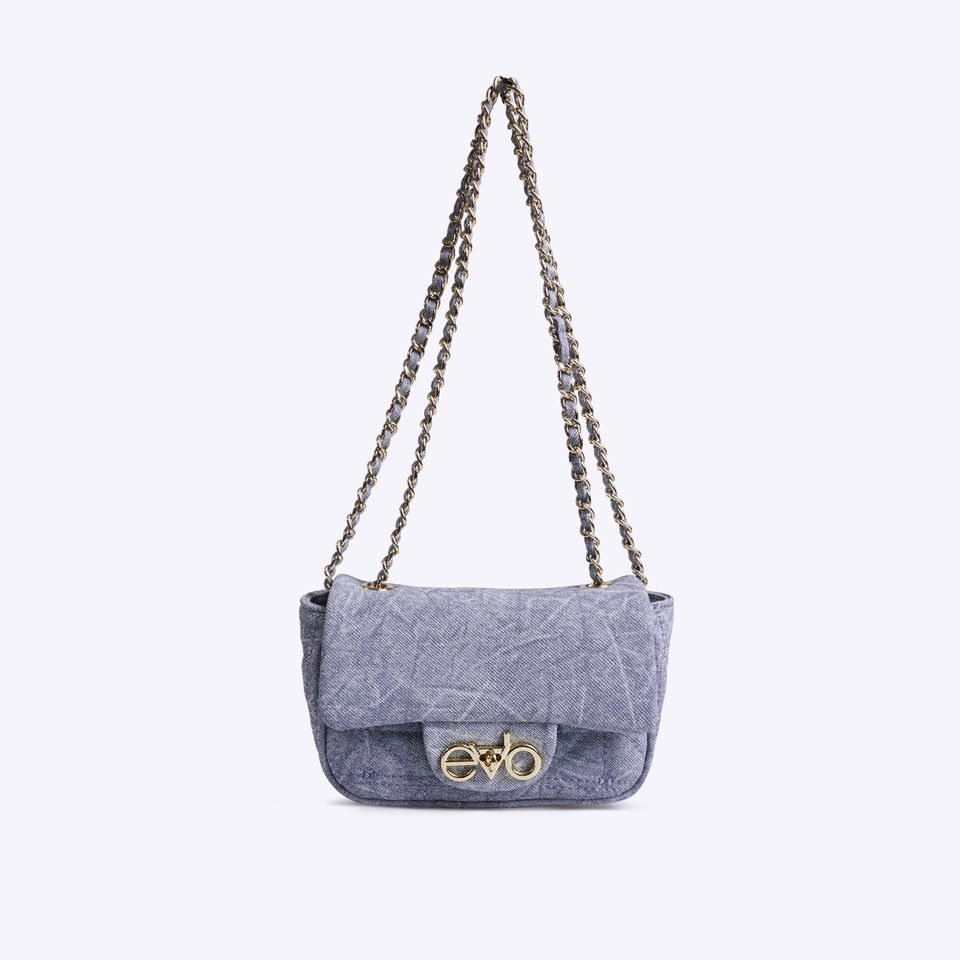 Everbest EVB Evelish  Crossbody Bag Wanita Beige & Blue