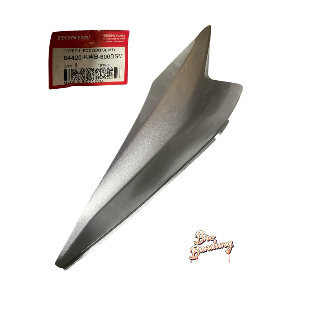 Cover Body Kiri Honda Blade Old Lama Silver - 64420KWB600DSM 64420-kwb-600dsm