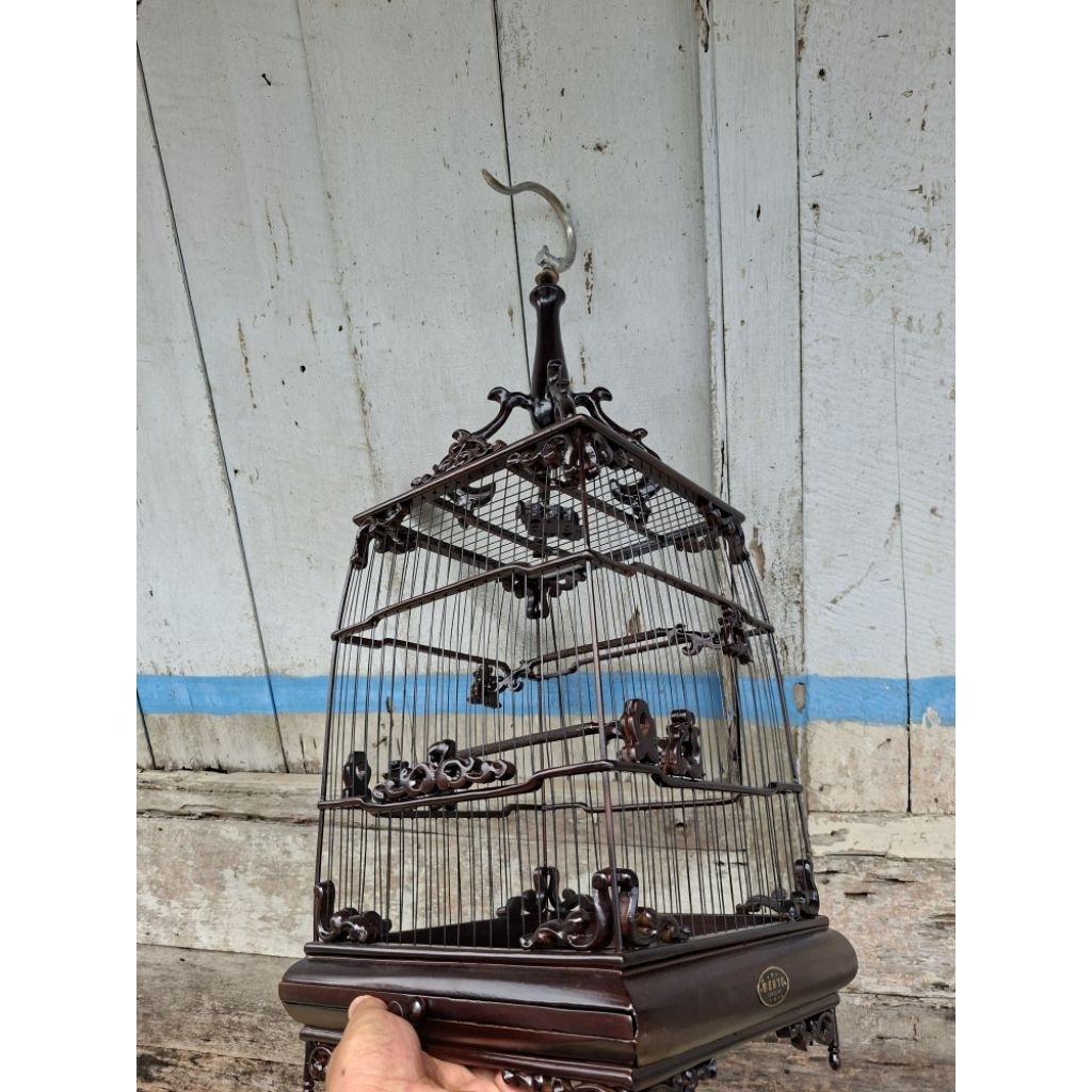 sangkar jati model cungkok ukir