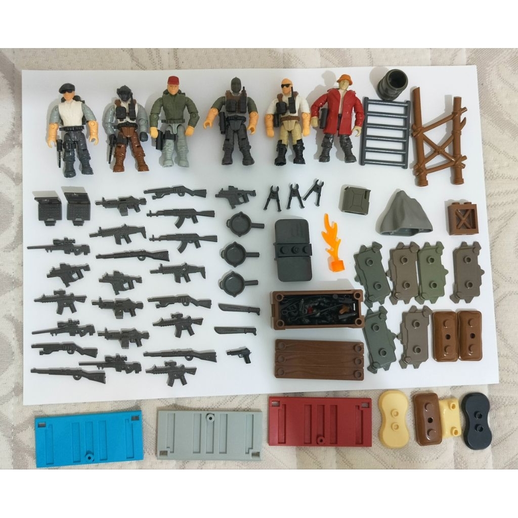 Brick Tentara Artikulasi Tangan Kaki Colony Bricks Playset Lego Tentara Set Lengkap Lego Perang Army