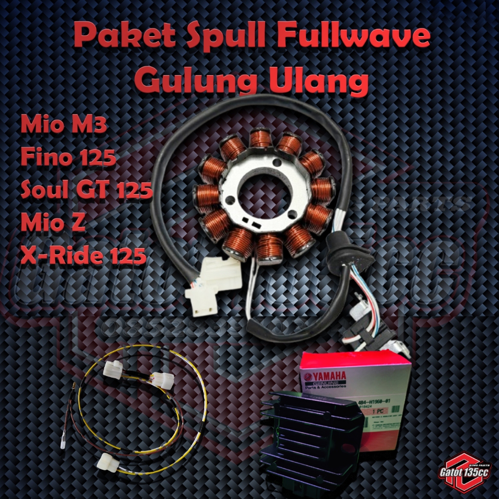 Paket Spull Fullwave Mio M3 Mio Z Fino 125 Soul GT 125 X-Ride 125 set dengan kiprok Nmax original su