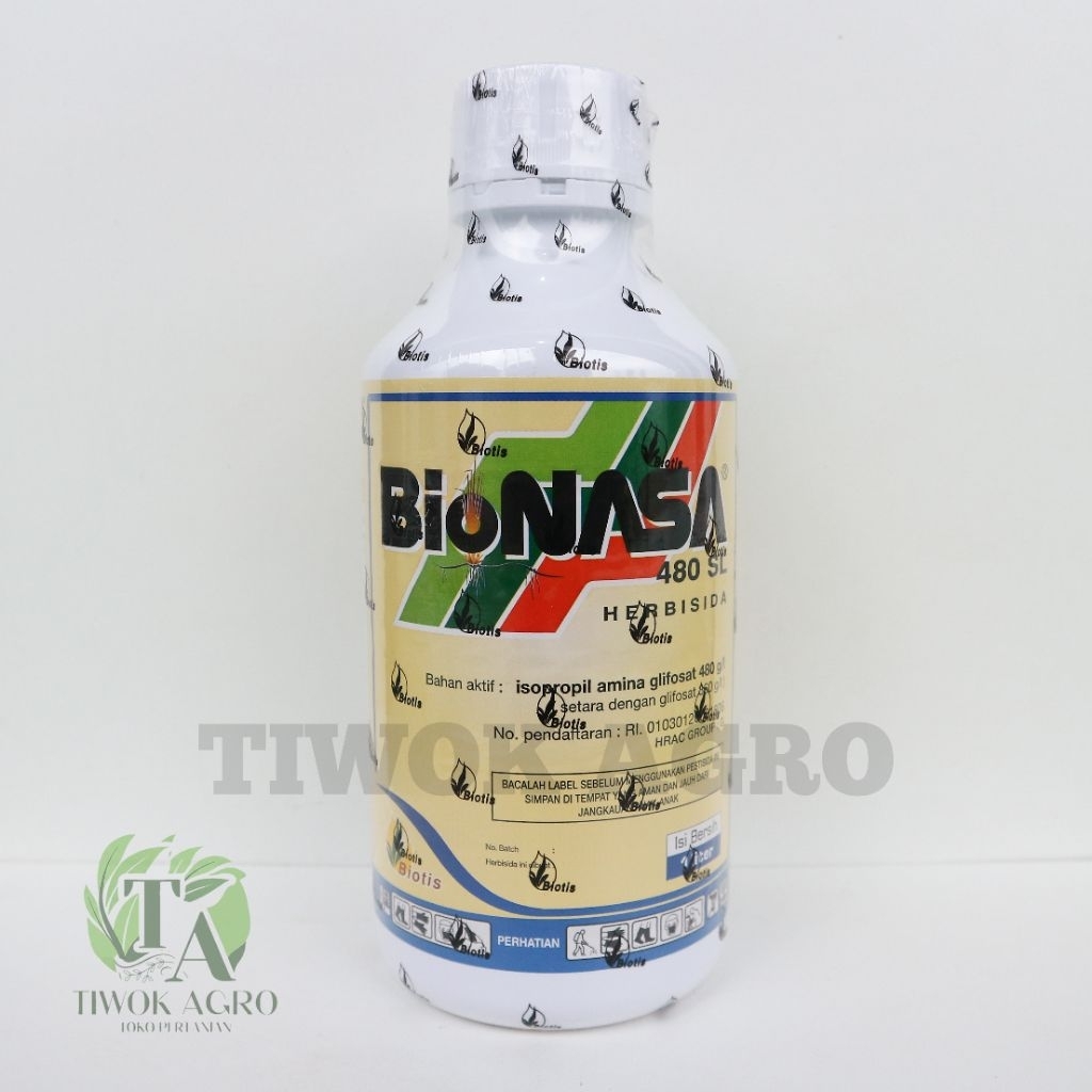 Herbisida Bionasa 480 SL 1 Liter Obat Rumput Sistemik Glifosat Pembasmi Gulma Sampai ke Akar