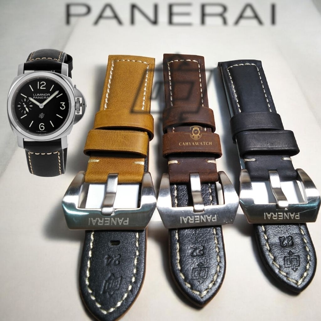 Tali Jam Kulit Panerai Luminor Strap Jam Panerai 22mm,24mm,26mm