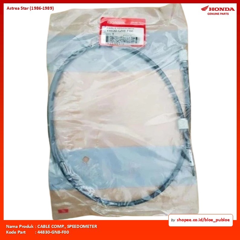 Kabel Speedometer Honda Astrea Star/CABLE COMP., SPEEDOMETER/44830GN8F00