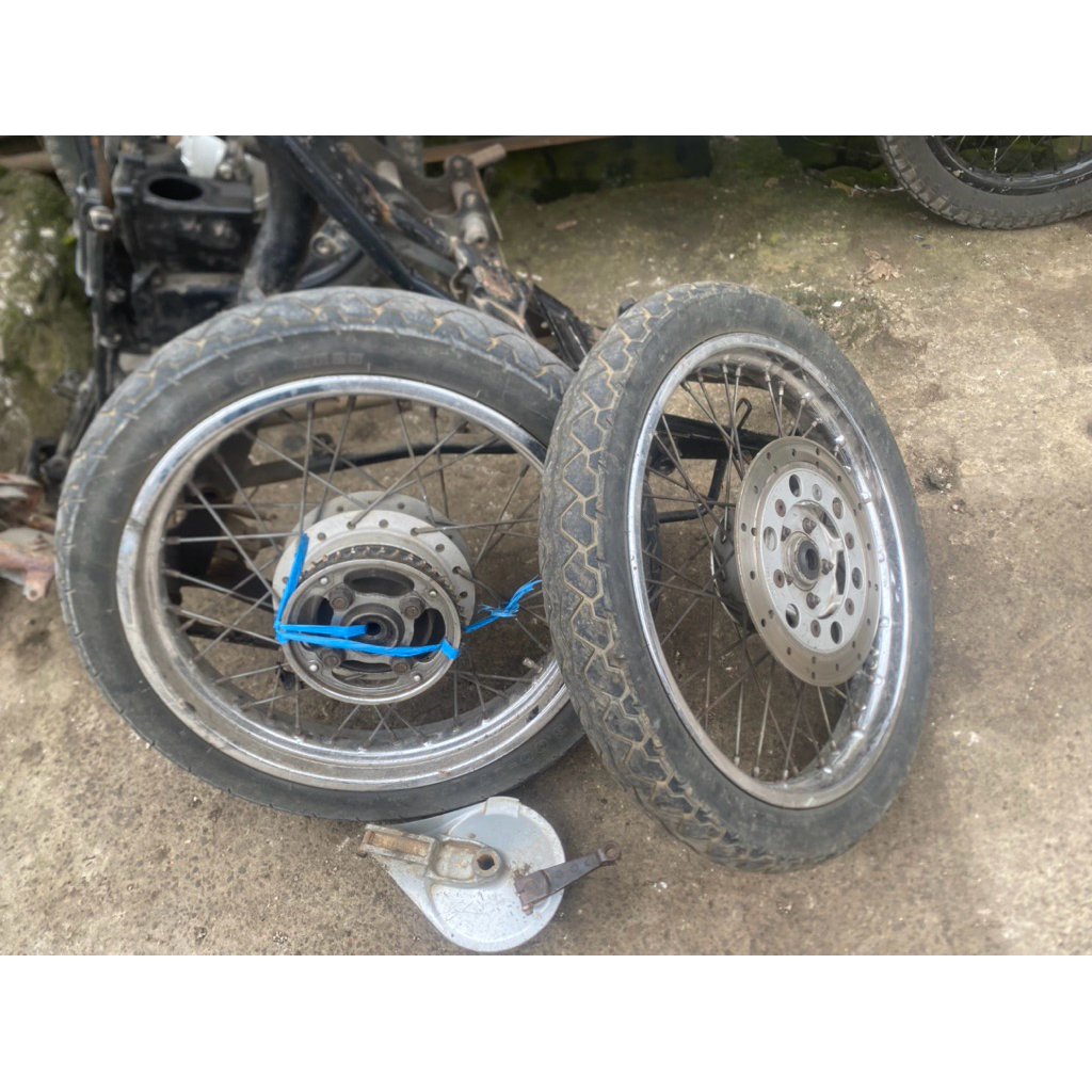 velg set ring 17x160 17x250 did tromol megapro mono lengkap