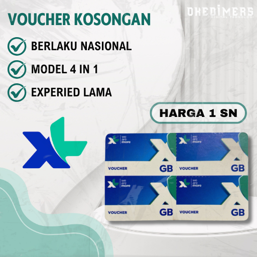Axis / XL Voucher Kosongan Nasional Untuk Inject