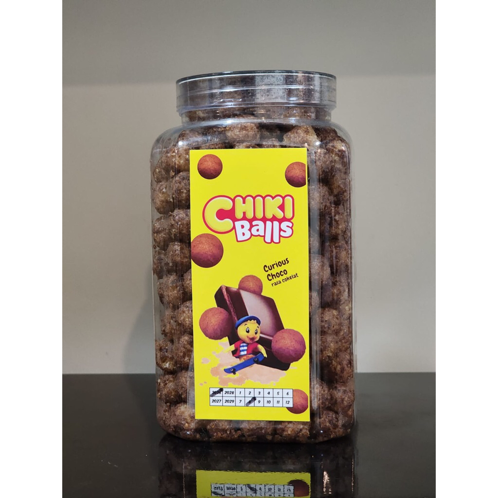 Snack Chiki Balls Curious Choco Rasa Coklat Original Toples 2 Liter
