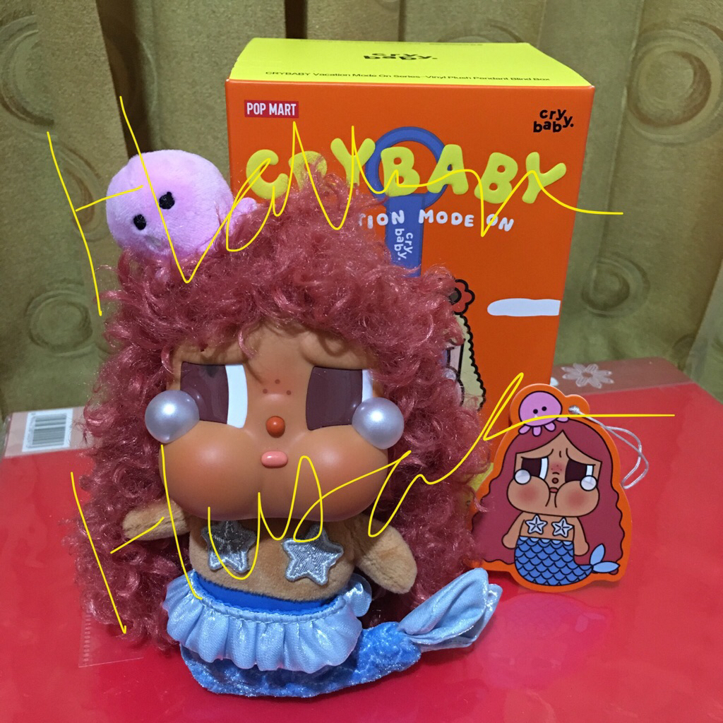 POP MART Secret CRYBABY Vacation Mode On Merbaby Tears