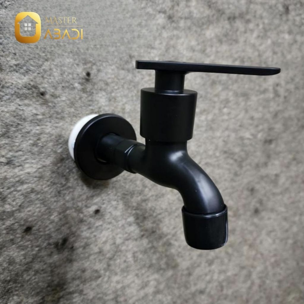 Kran Tembok Stainless Hitam Murah / Kran Tembok Stainless Hitam
