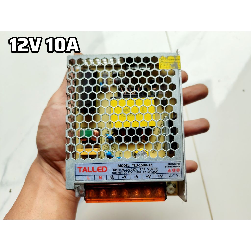 SMPS 12V 10A ORIGINAL TALLED Adjustable 9V-15V PSU Jaring