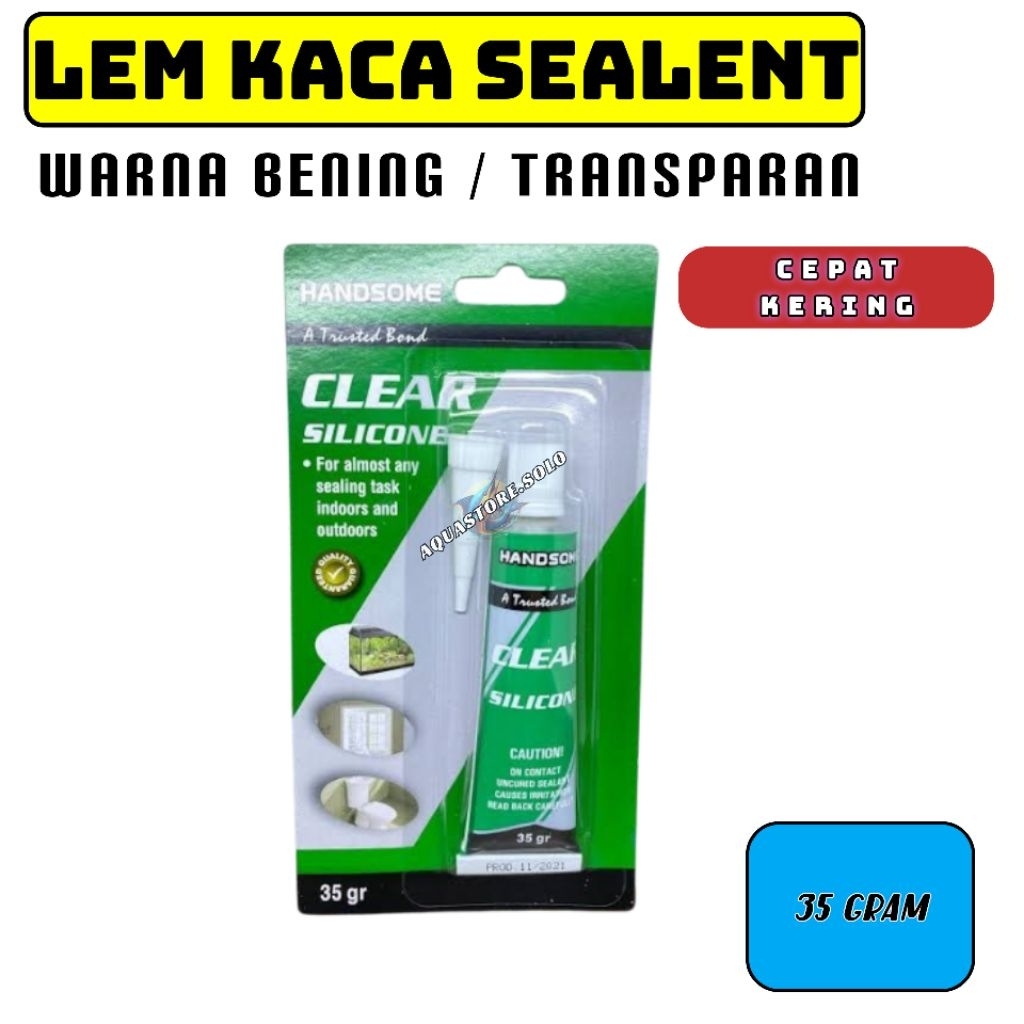 LEM KACA AQUARIUM SILENT CLEAR / BENING