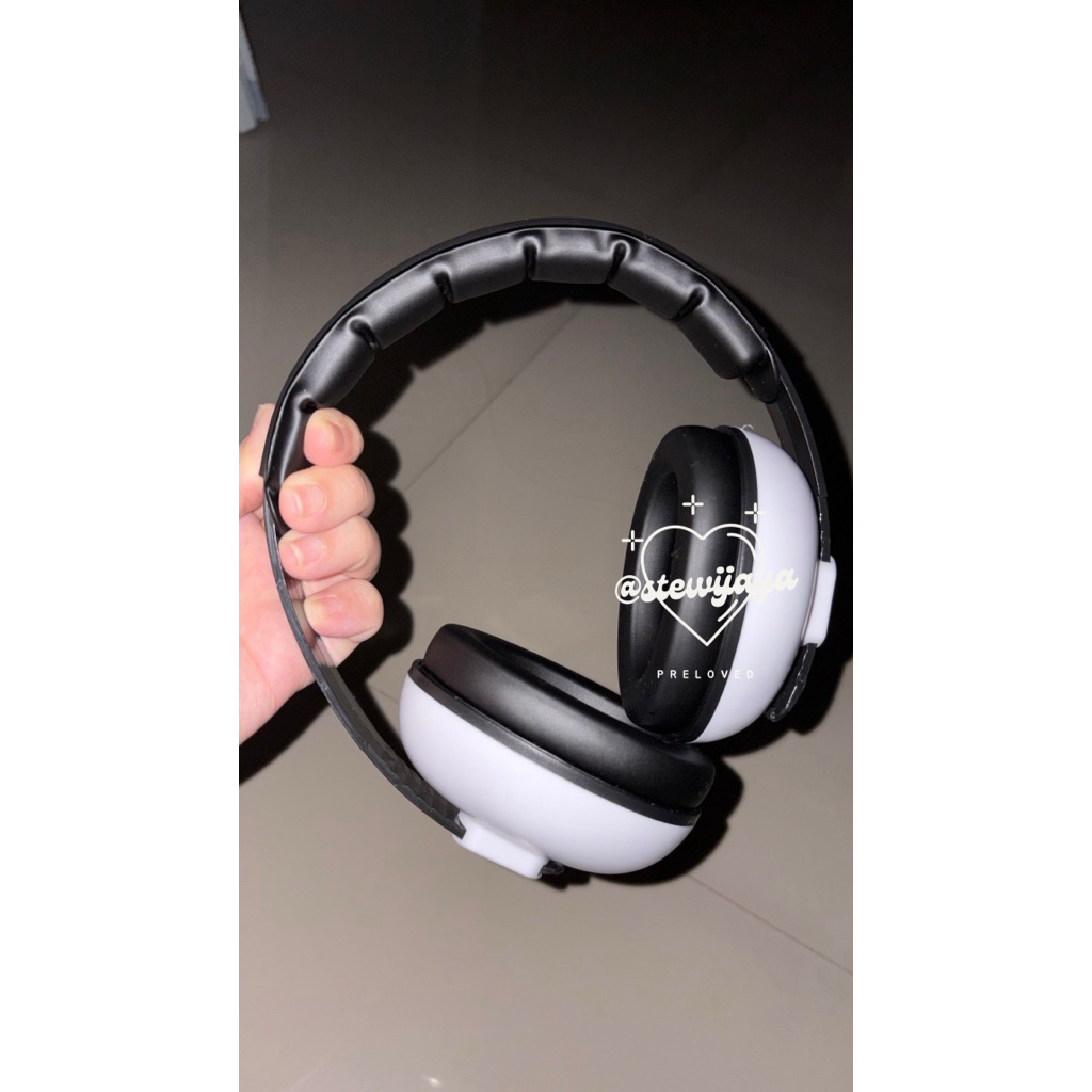 PRELOVED - SCOORA Cronos Lite Baby Earmuff - White