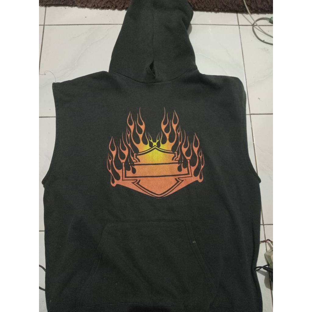 kutung hoody harley davidson vintage 1998 second original