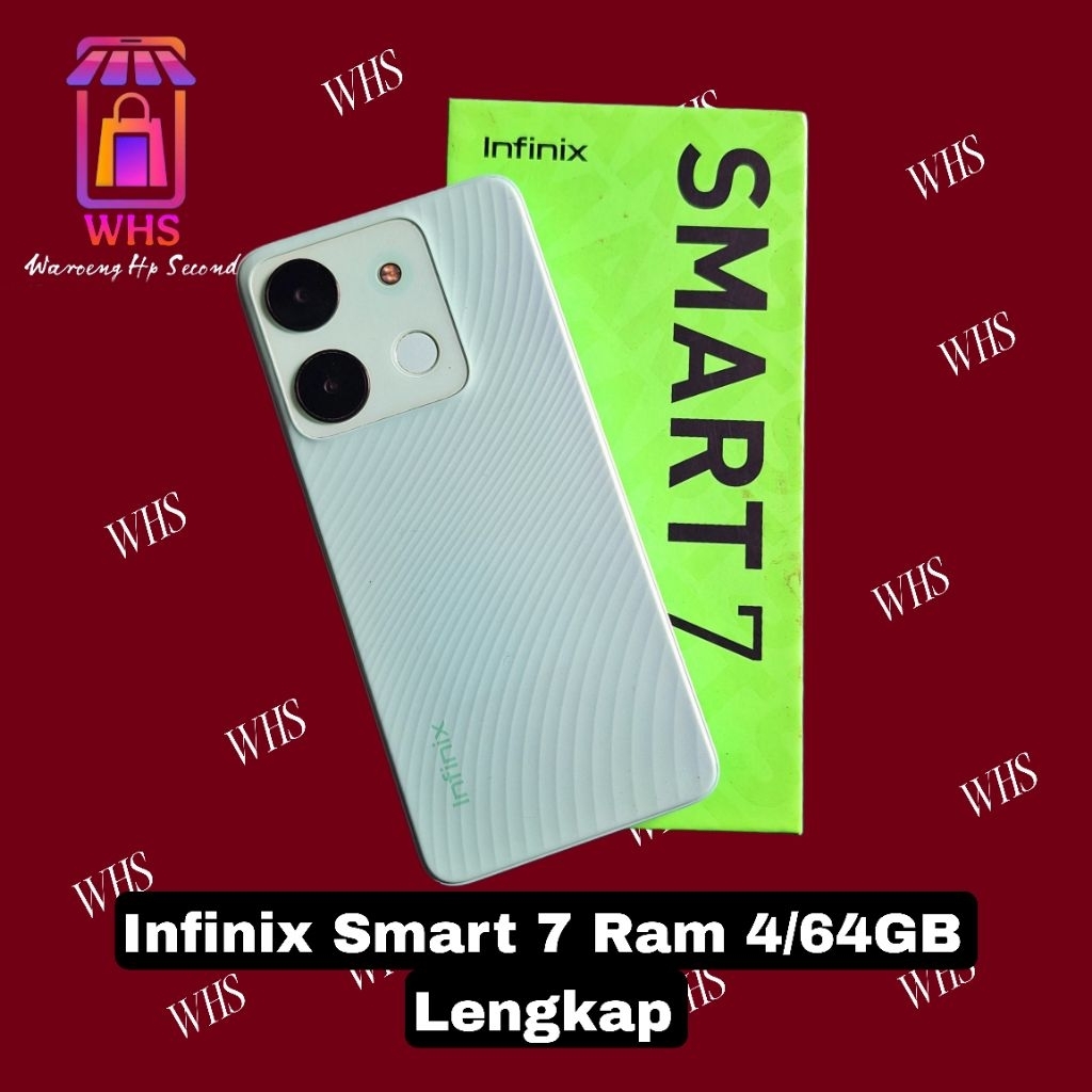Infinix Smart 7 Ram 4/64Gb fullset