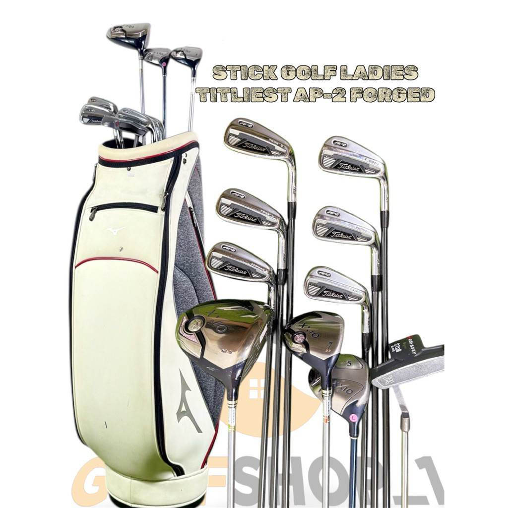 Stick Golf Ladies Bekas Original Shaft Graphite Paket Stick Golf Cewek Lengkap Bag Golf Original