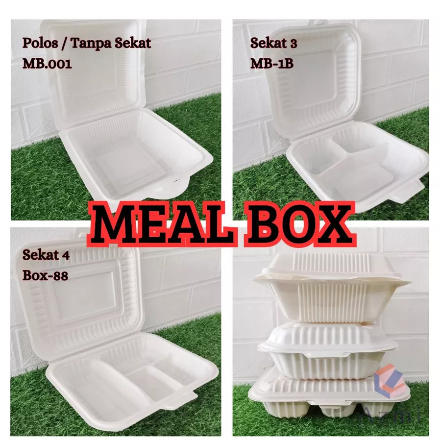 Meal Box Merak Berbagai Ukuran/ Tempat Makanan / Tebal