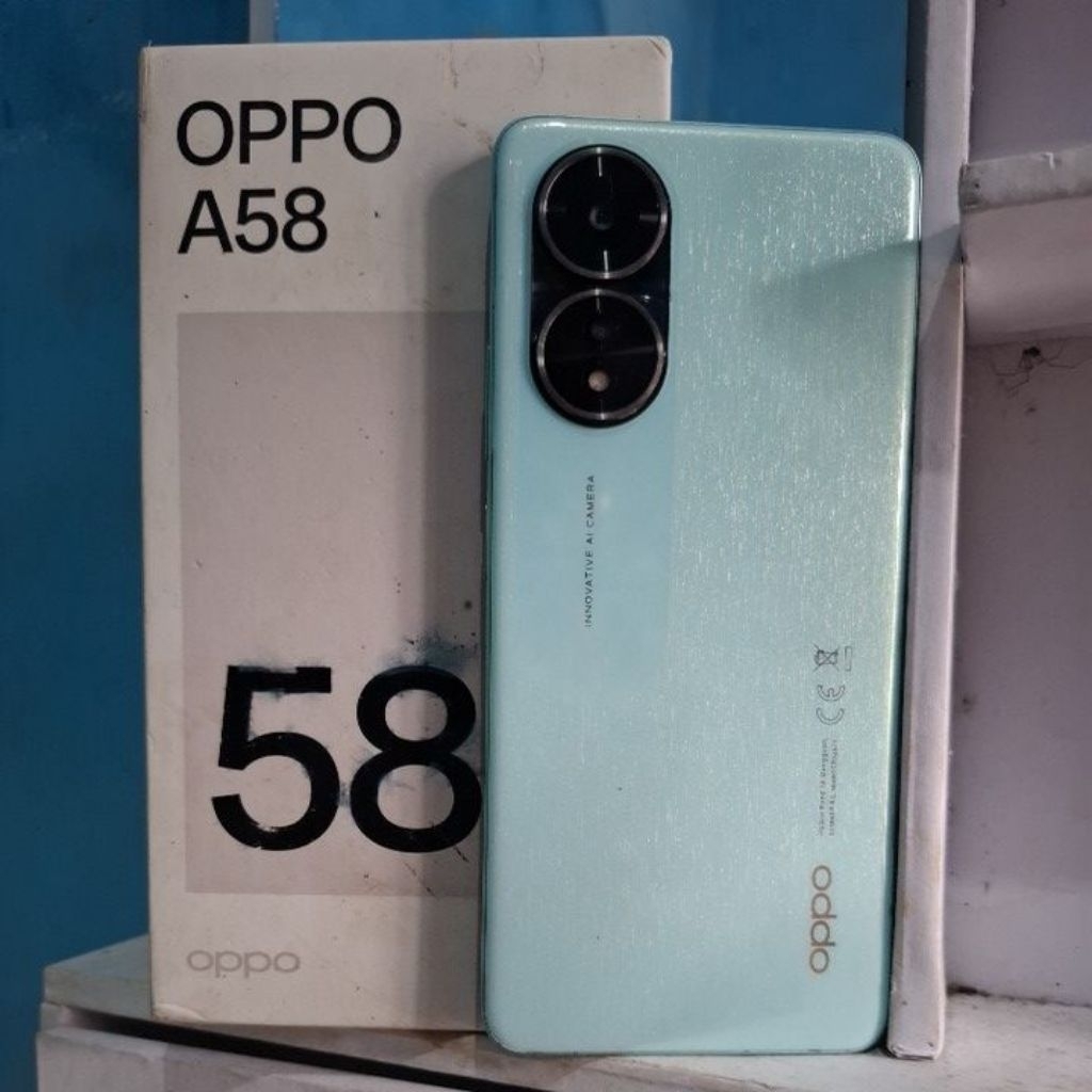 Oppo A58 Ram 6/128 & 8/128 second Original 100% minus lcd