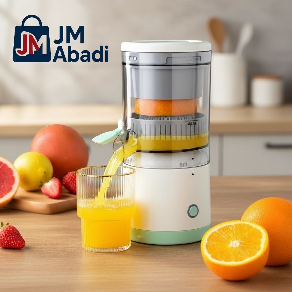 Alat Pemeras Jeruk Elektrik Nirkabel – Juicer Portable  Pemeras Buah Otomatis Hasil Maksimal Tanpa S