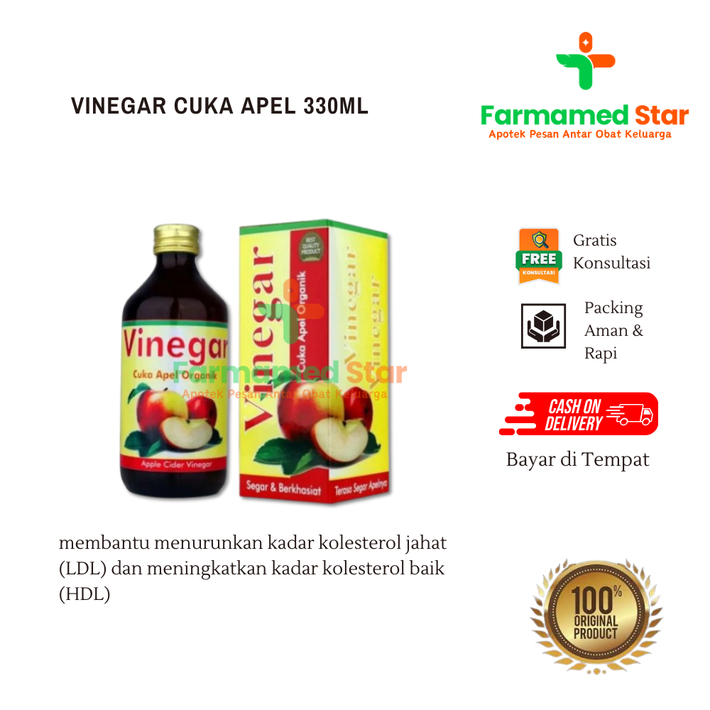 VINEGAR CUKA APEL 330ML