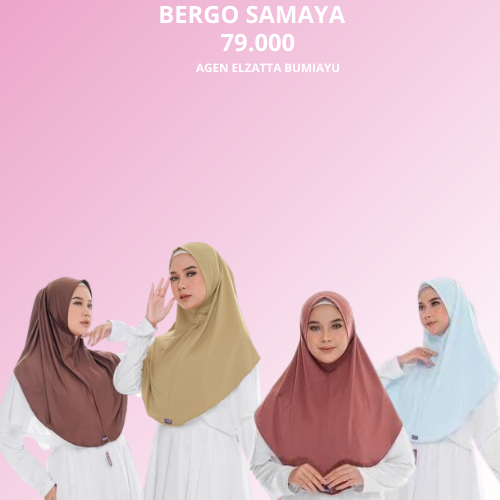 Elzatta Bergo Samaya Hijab Bergo Instan Elzatta