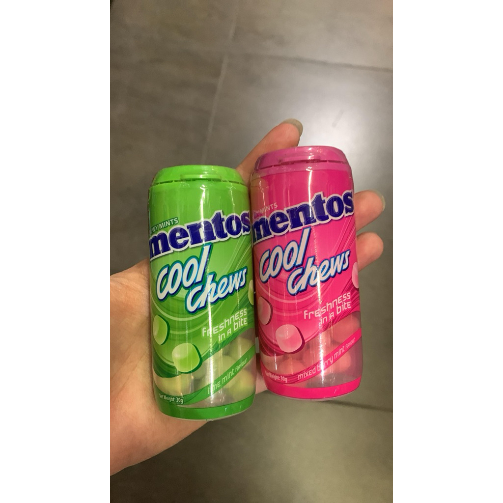 [READY 03 FEB ORIGINAL HANDCARRY MALAYSIA] Mentos Cool Chews Lime Mint & Mixed Berry Mint