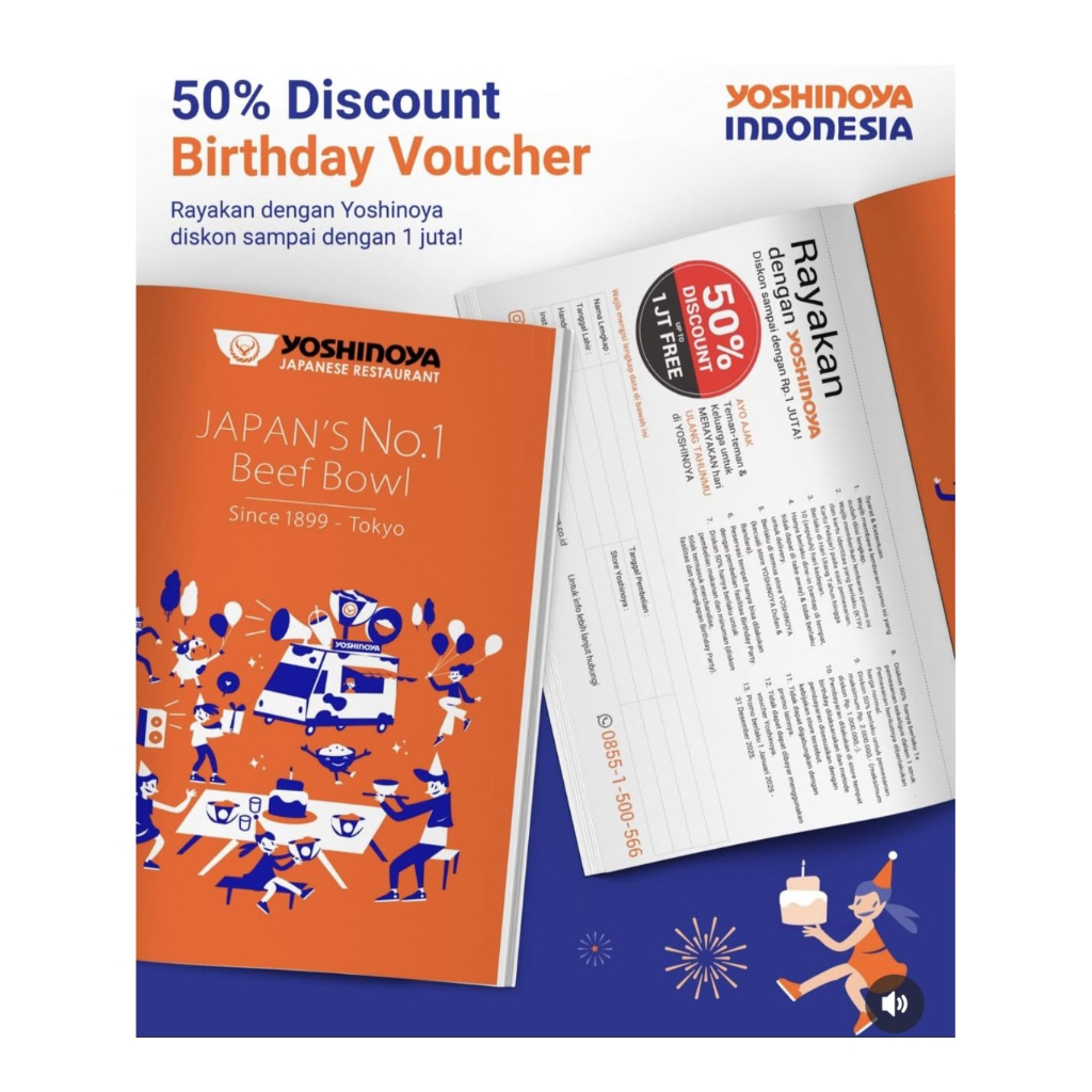 Agenda Yoshinoya , Kalender Yoshinoya 2026